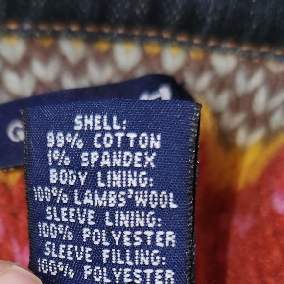 Women's Gap Jean Jacket With Lambs' Wool Lining Size Small - Picture 7 of 7